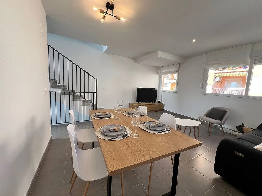 Salle à manger - Terraced House with Terrace in Petrés