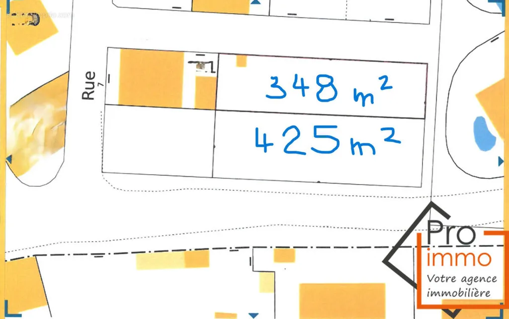 Floor Plan - Constructible Land with Garden near Canet-en-Roussillon