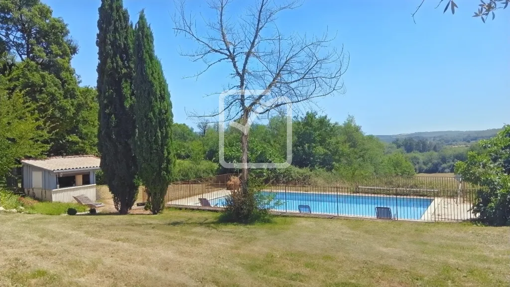 Piscina - Character House with Pool, 17 Hectares near Brive