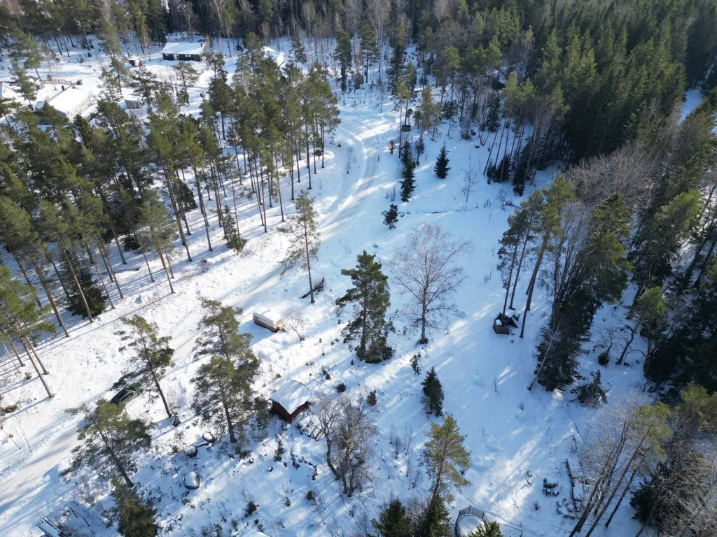 Vista aerea - Plot for House with Cabin in Hensvik