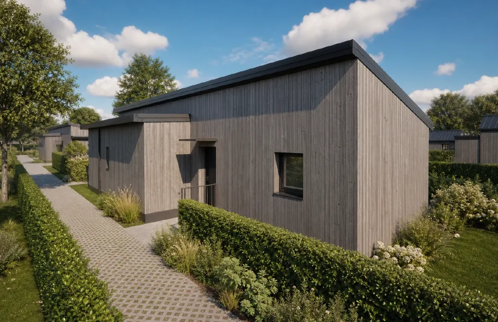 Contemporary Ecohouses in Bletterans
