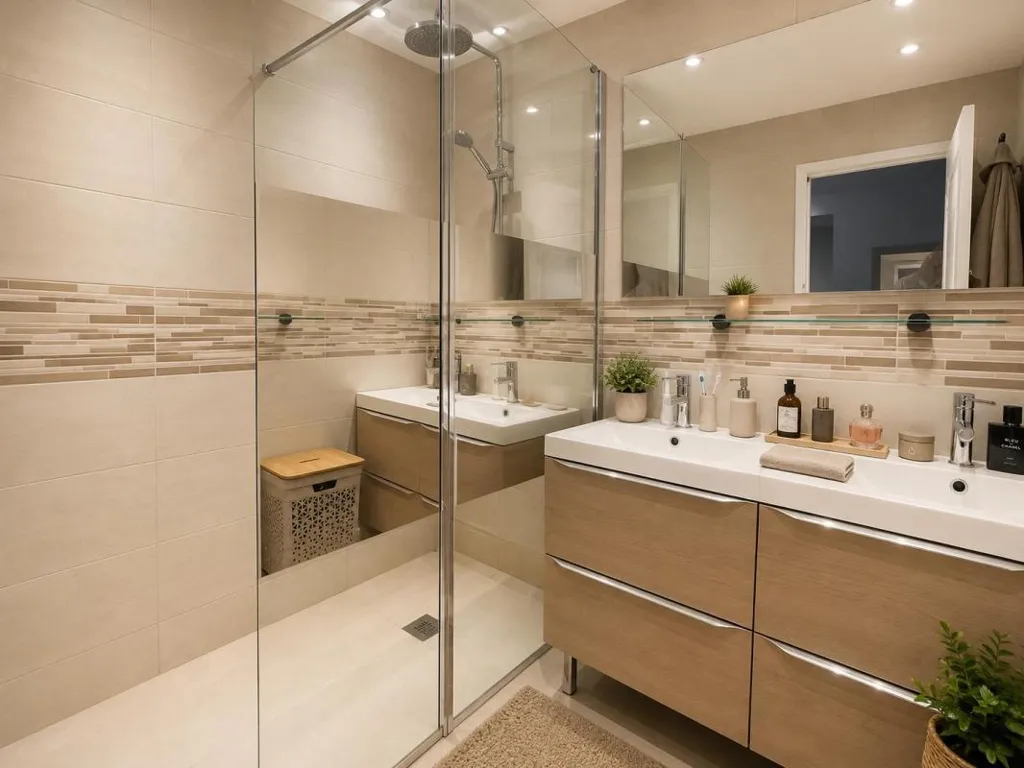 Salles de bain - Appartement avec vue dominante et terrasses à 15 min des plages