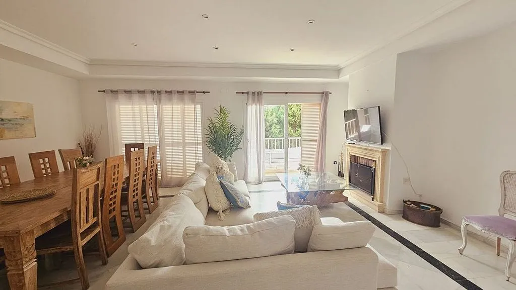 Living Room - Andalusian Villa with Pool in Sotogrande
