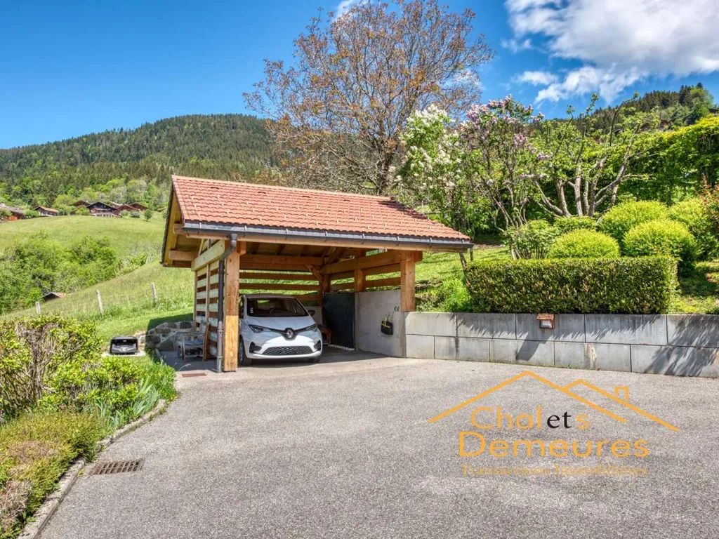 Extérieur - Chalet avec Vue Panoramique sur Manigod