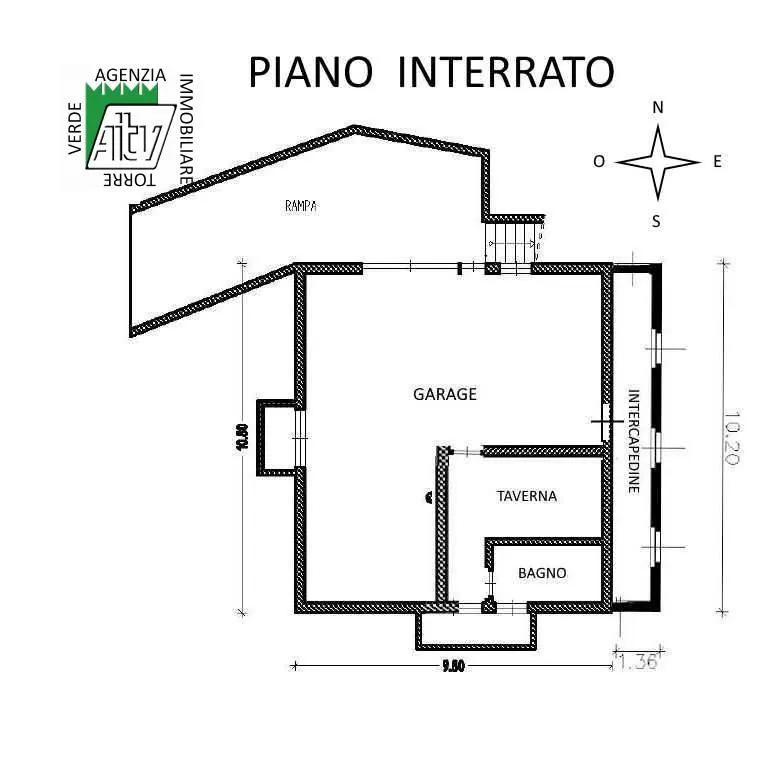 Plan - Modern Villa with Garden in Cavedago