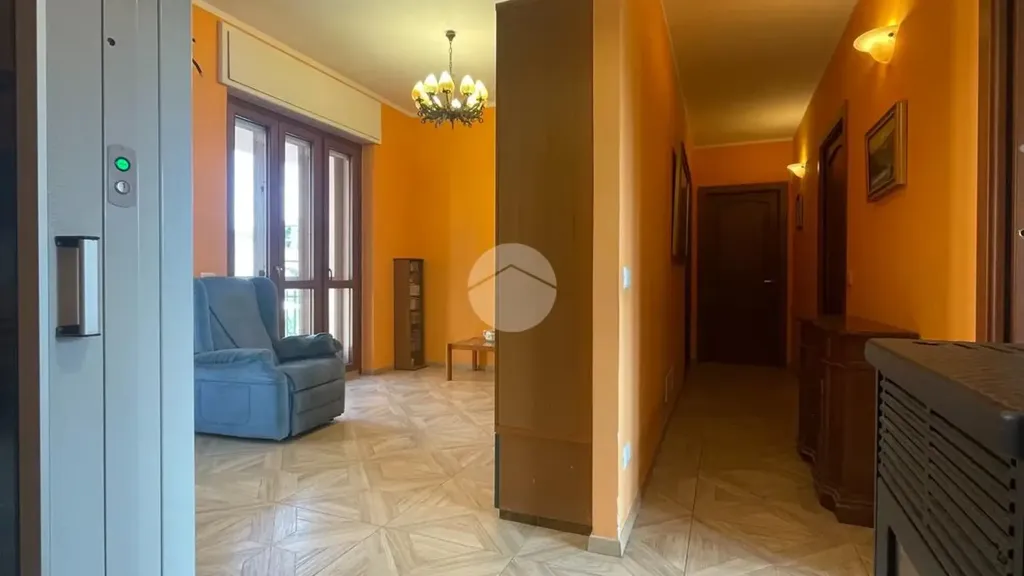 Hallway - Retrofitted Villa with Balconies in Asti