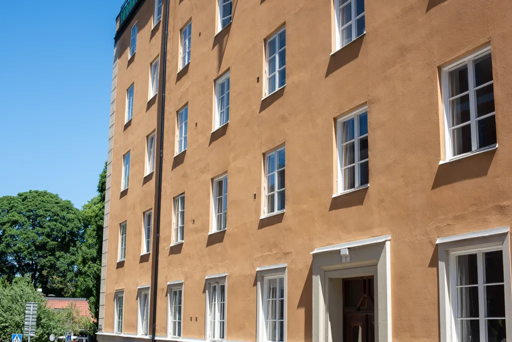 Extérieur - Charming 2.5-Bedroom Flat with Garden View in Hornstull