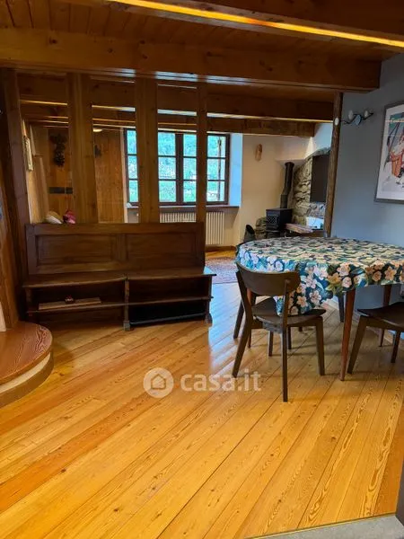 Salle à manger - Trilocale with Garden View in Courmayeur