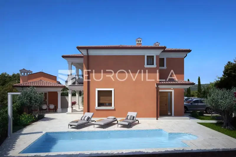 Piscina - Semi-Detached House with Pool near Momjan