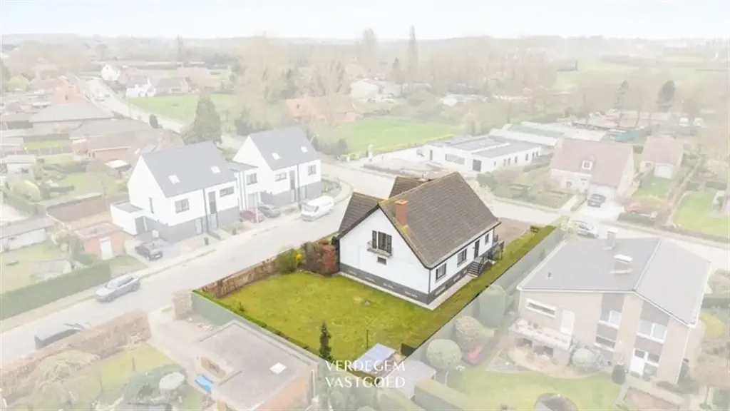 Vista aerea - Characterful House with Terrace in Evergem