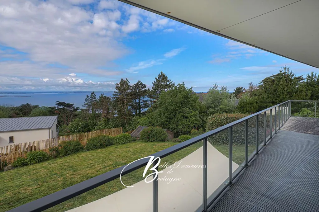 Balcon - Villa Luxueuse avec Vue Mer à Trébeurden