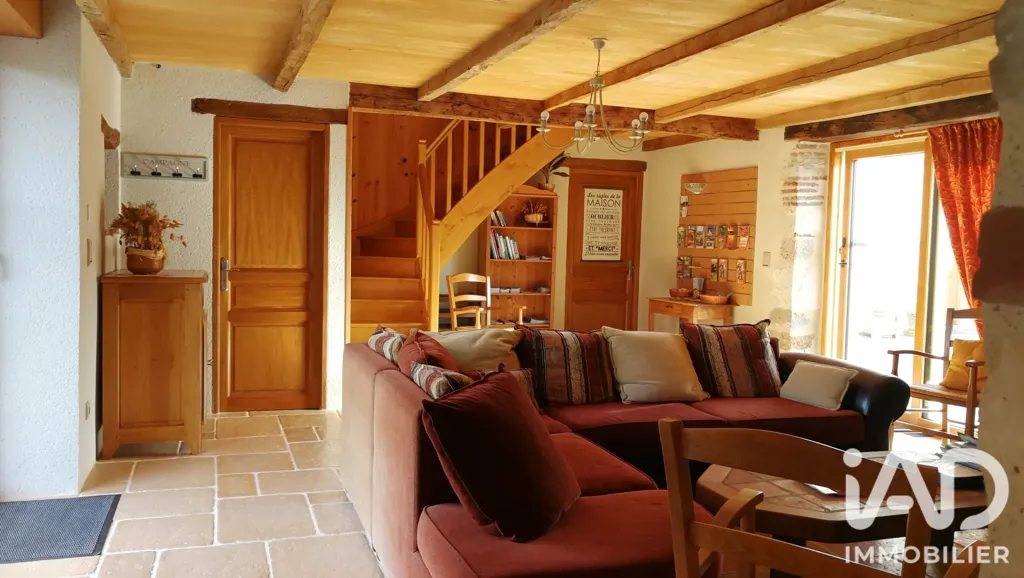 Living Room - Renovated Mas with Pool in Lot Valley