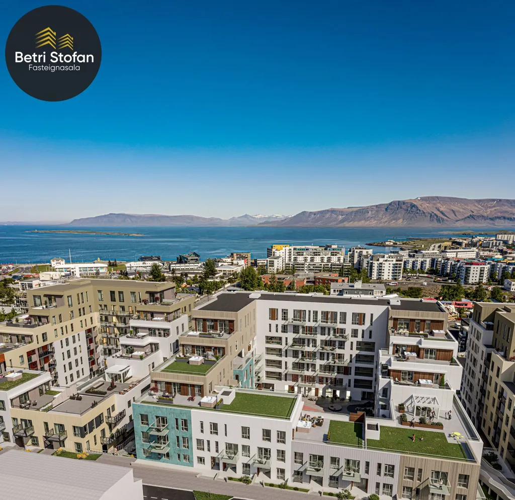 Vista aerea - Apartment with Balcony in Reykjavik