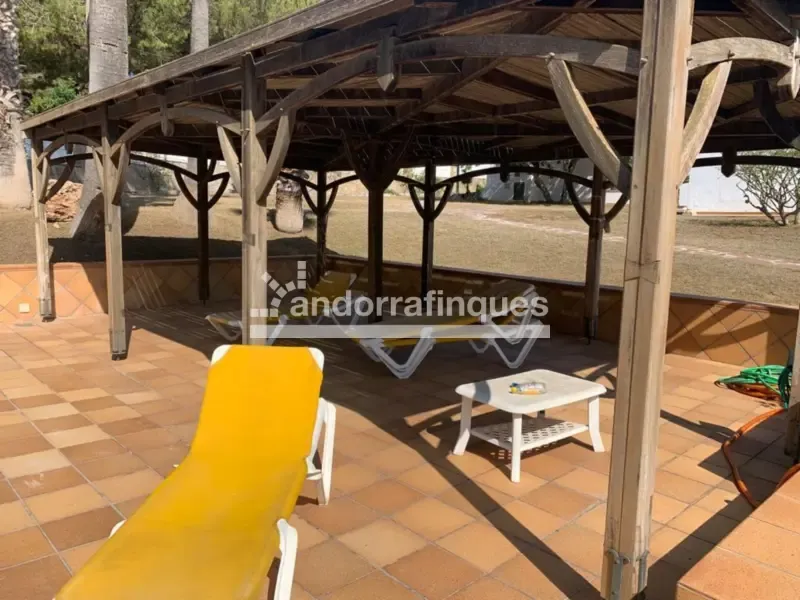 Terrasse - Luxury Chalet with Pool in Urbanisation Berà