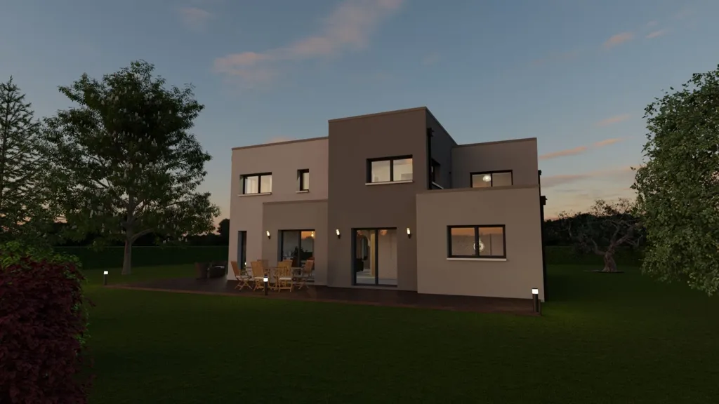 New Build House with Forest View in Noiseau