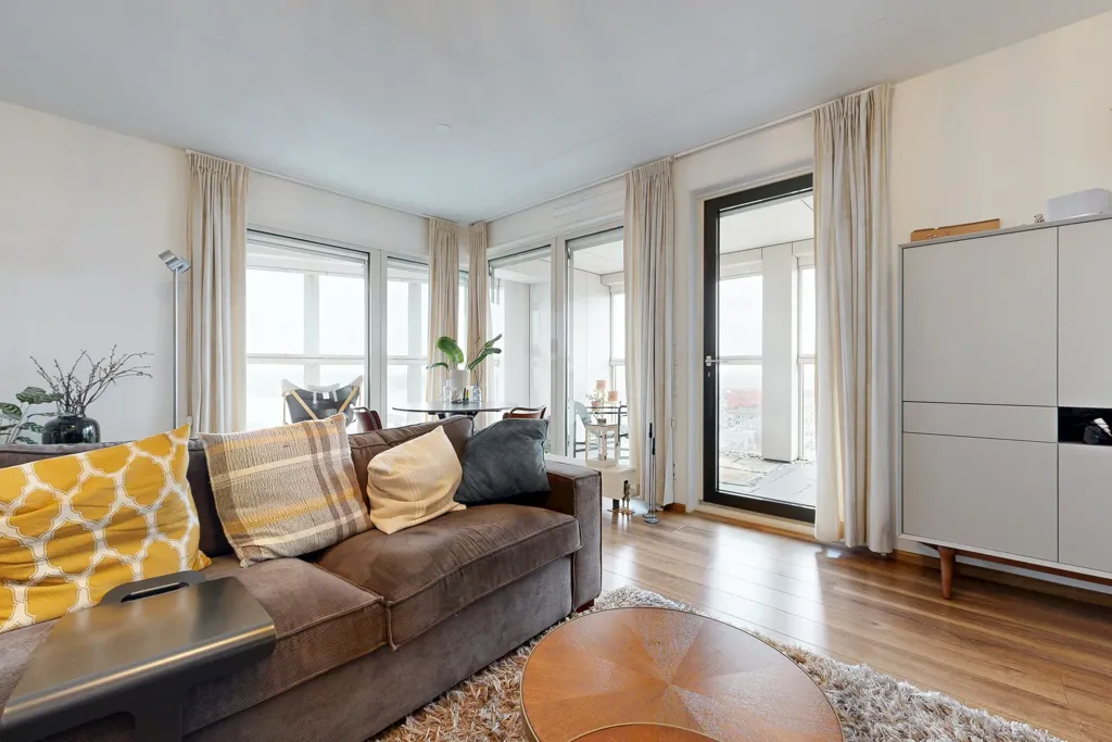 Séjour - Apartment with Panoramic View in Woerden