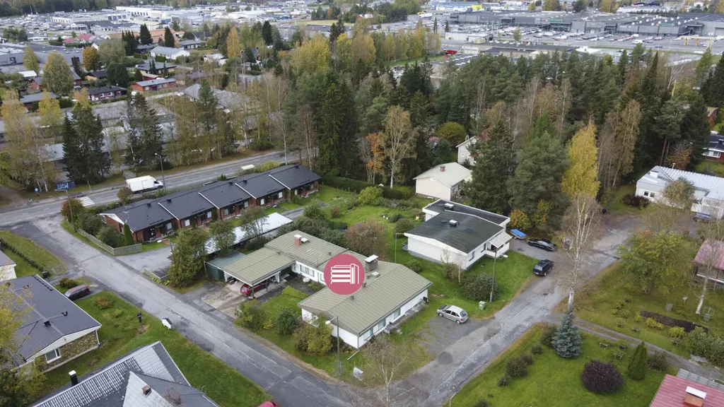 Õhuvaade - Plot for Duplex in Hyllykallio, Seinäjoki