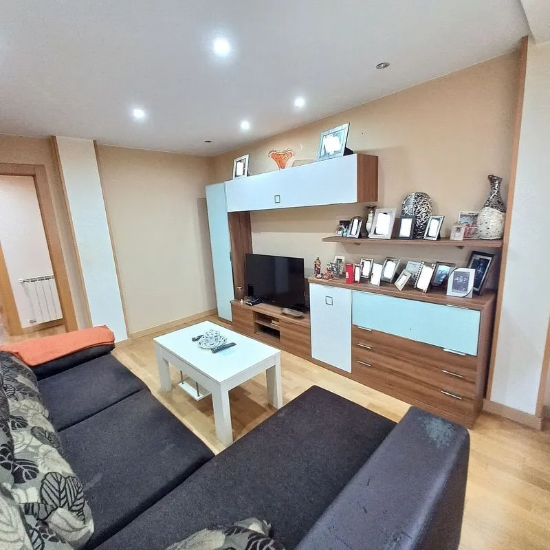 Living Room - Apartment with West View in Gijón Centre