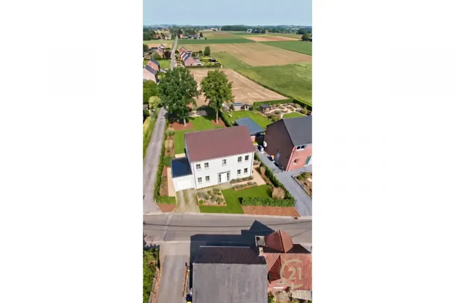 Vue aérienne - Terrain à Bâtir avec Permis à Neufvilles