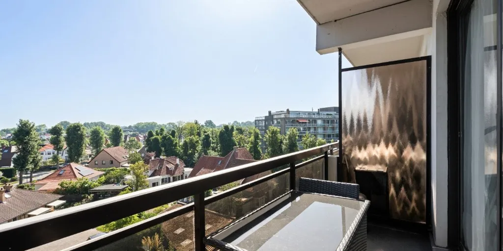 Balcon - Studio avec Salle de Nuit au Centre de Koksijde