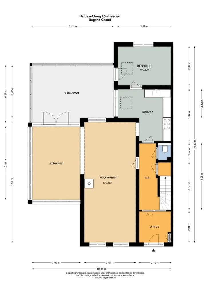 Plan - Monumental House with Mijnsteenberg View in Heerlen