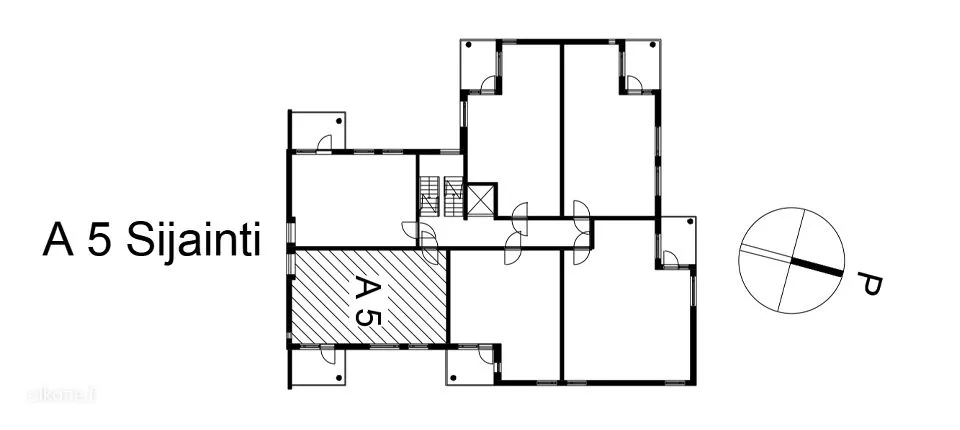 Planimetria - Spacious 2-Bedroom Apartment with Sauna in Hatanpää