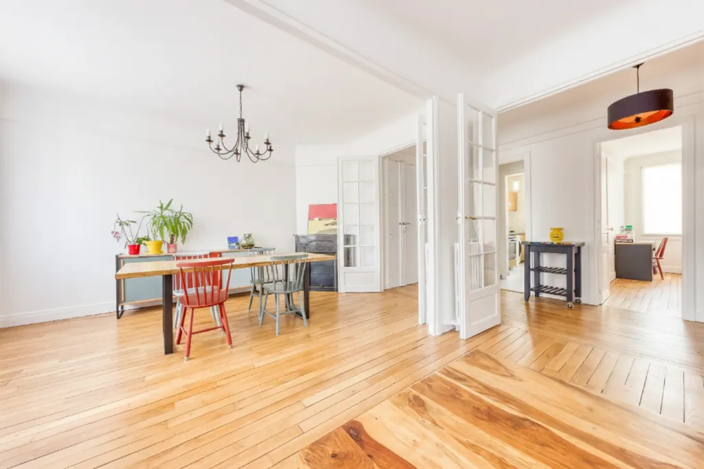 Séjour - Appartement traversant avec vue dégagée à Montrouge
