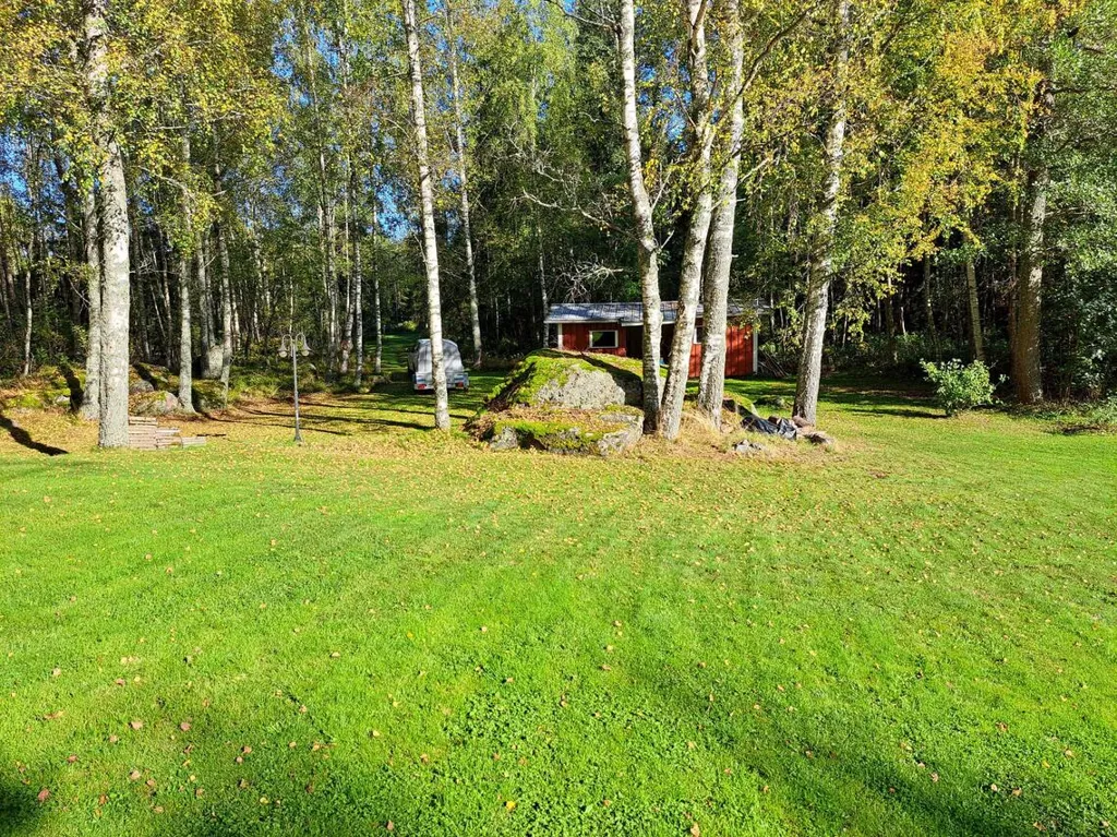 Garden - Cottage with Seafront Plot in Hellnäs