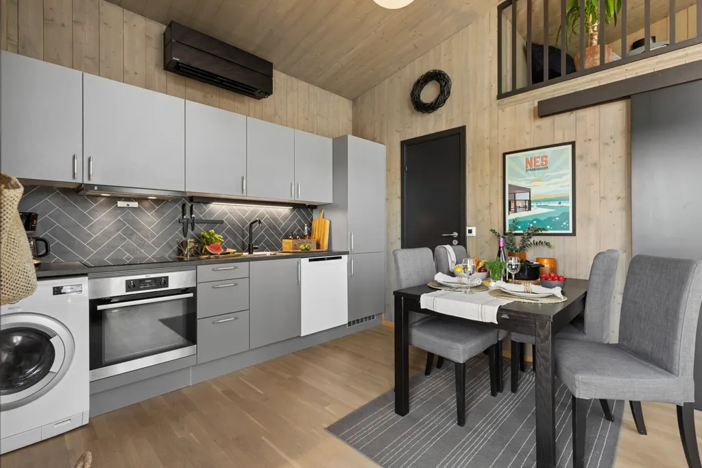 Cuisine - Modern Holiday Home with River View near Oslo