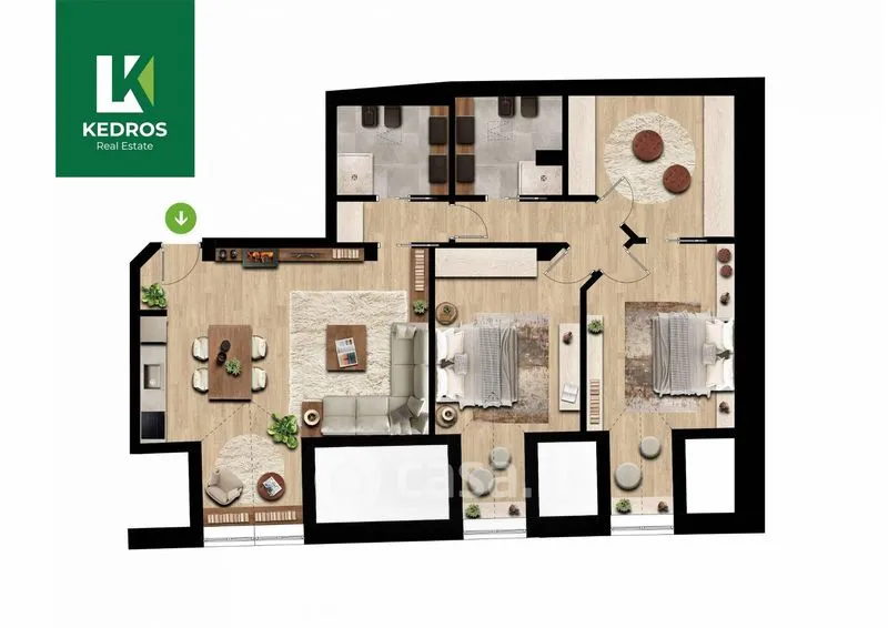 Plaan - Apartment with Ski Room in Morgex