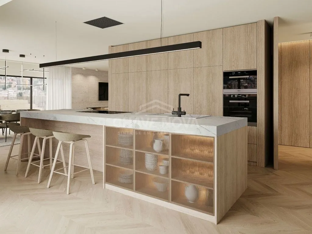 Köök - Luxury Flat with City Views in Braga Centre