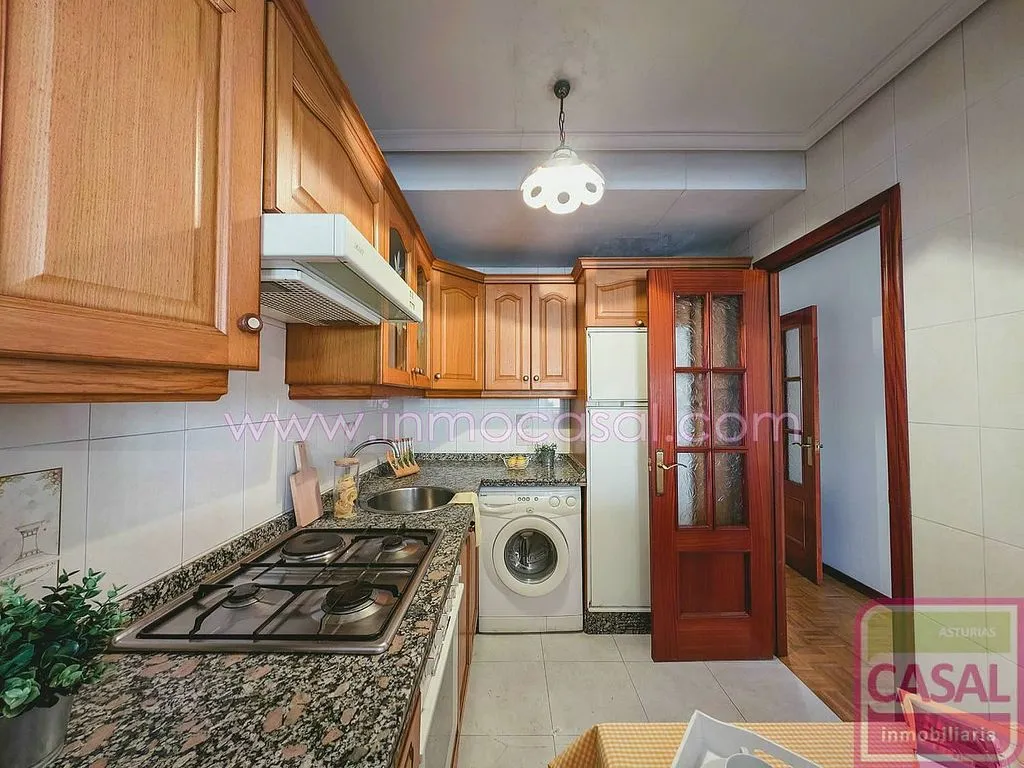 Köök - 1-Bed Flat with South-Facing Terrace in Mieres