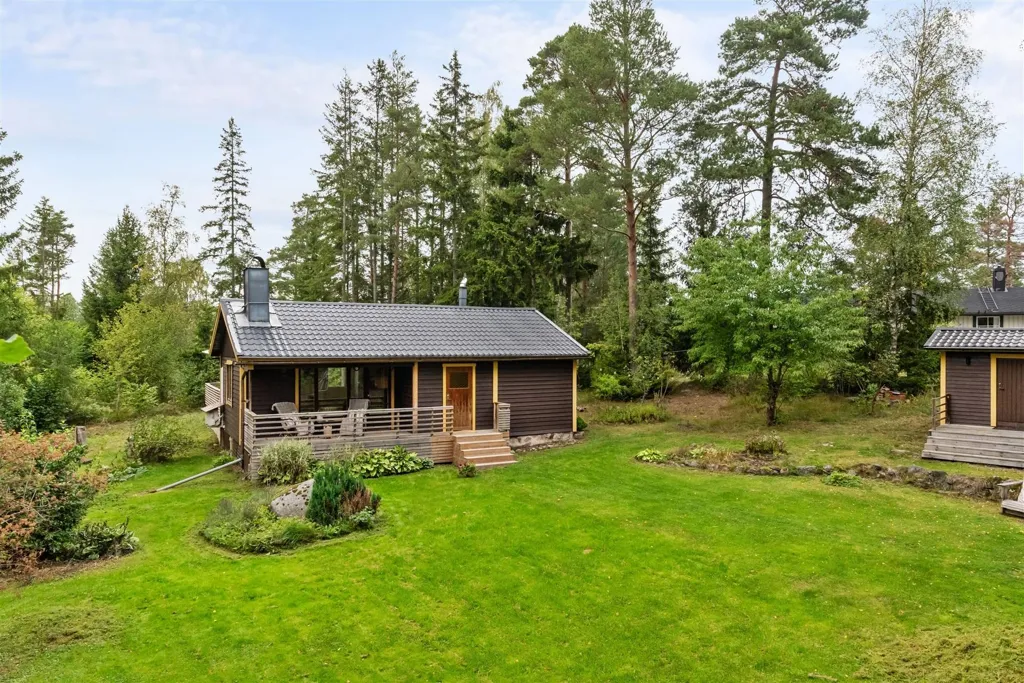 Vue aérienne - Renovated House with Terrace in Västanvik