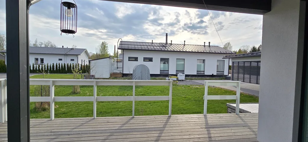Terrasse - Modern Geothermal House in Kärsämäe