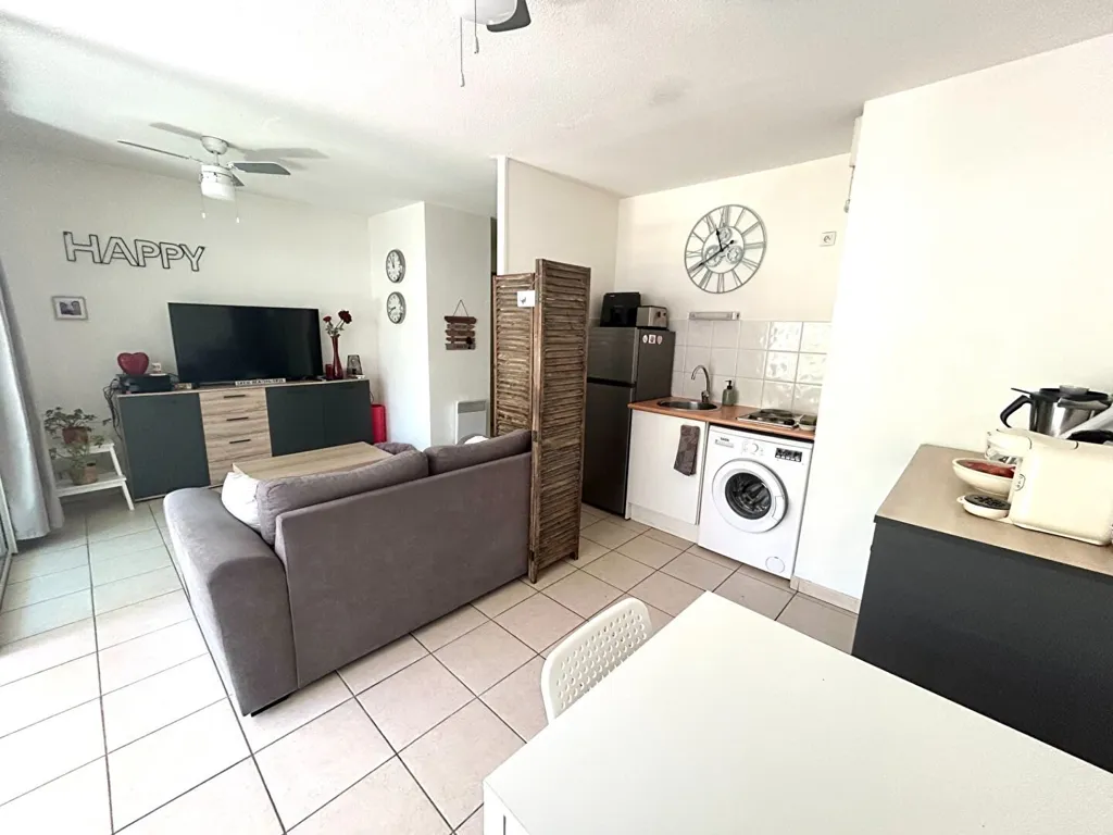 Séjour - Appartement avec Loggia et Jardin à Montpellier