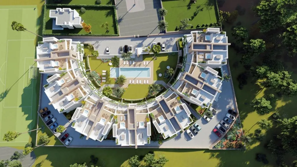 Vue aérienne - Appartement 2 pièces à Cartagena