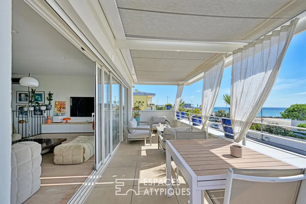 Terrasse - Duplex Contemporain avec Rooftop à Palavas-les-Flots