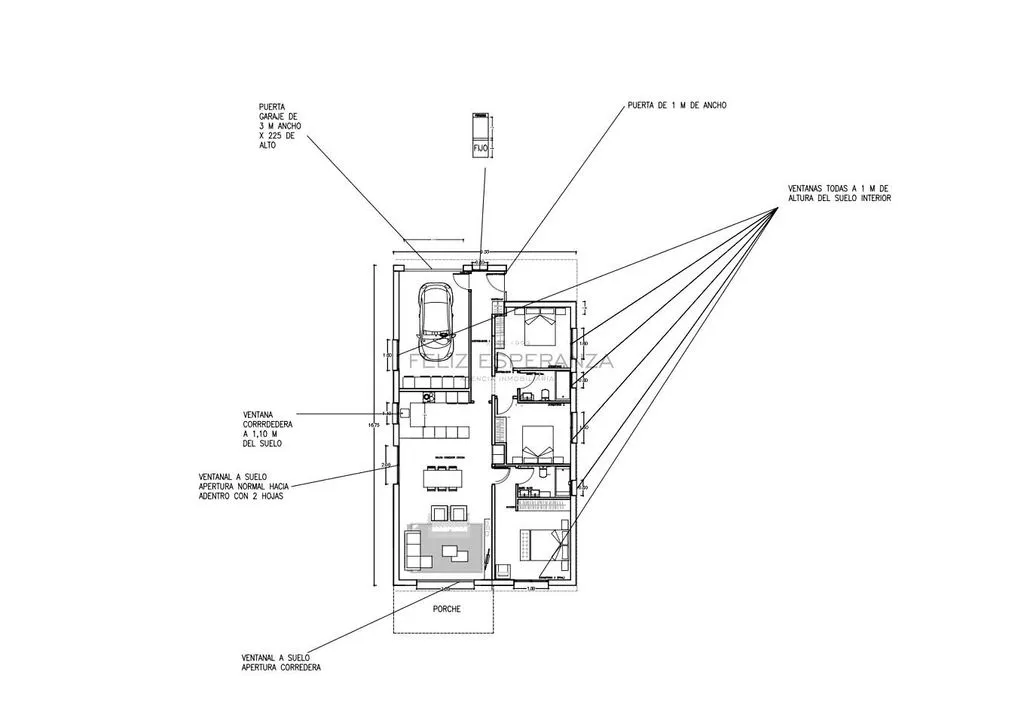 Plan - Contemporary Villa with Private Garden in Olesa de Bonesvalls