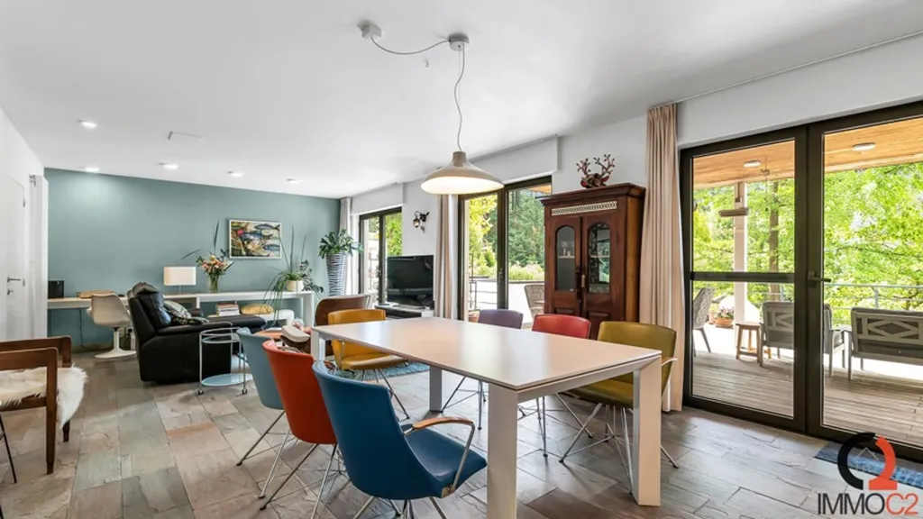 Sala da pranzo - Eco-Friendly Apartment with Garden in Genk