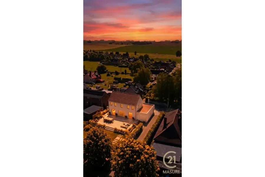 Vue aérienne - Terrain à Bâtir avec Permis à Neufvilles