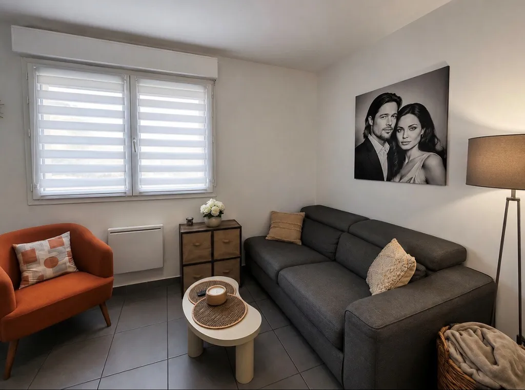 Soggiorno - T2 Apartment with Balcony in Janneyrias