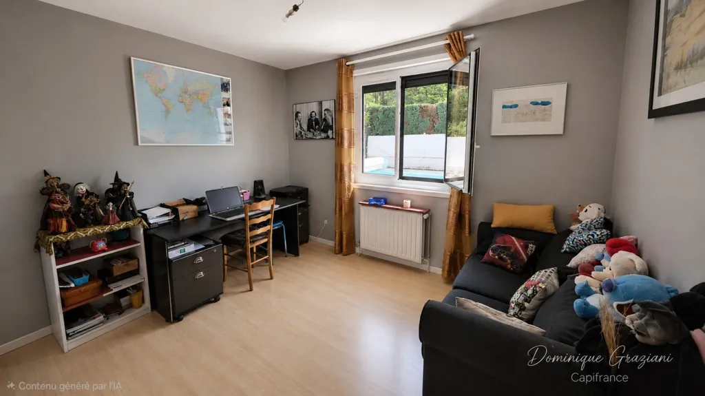 Chambres - Maison Plain-pied avec Piscine en Fond d'Impasse Calme