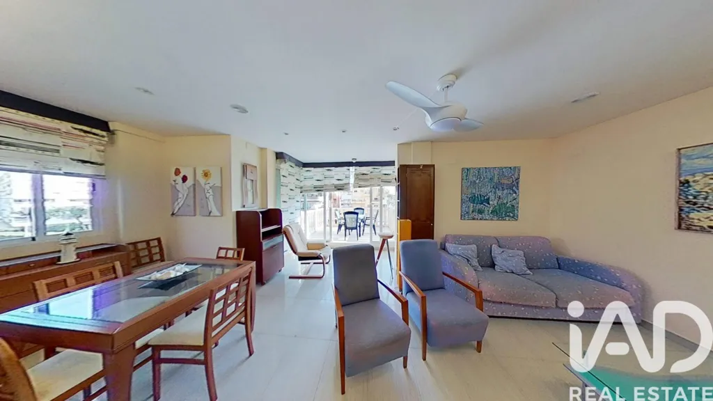 Séjour - Apartment with Sea View and Pool in El Campello