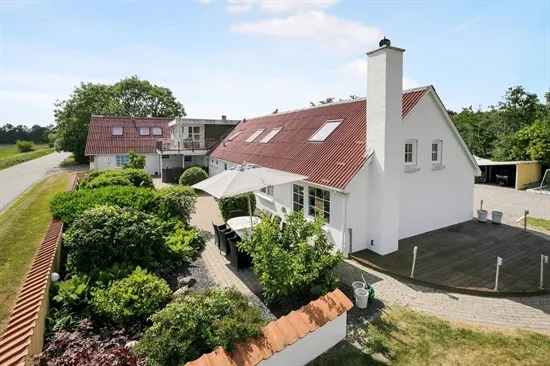 Õhuvaade - Historic Villa with Large Garden in Pandrup