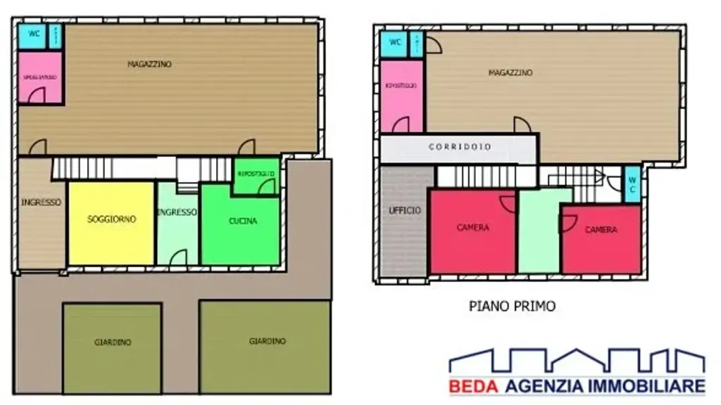 Plan - Independent House with Workshop in Stra