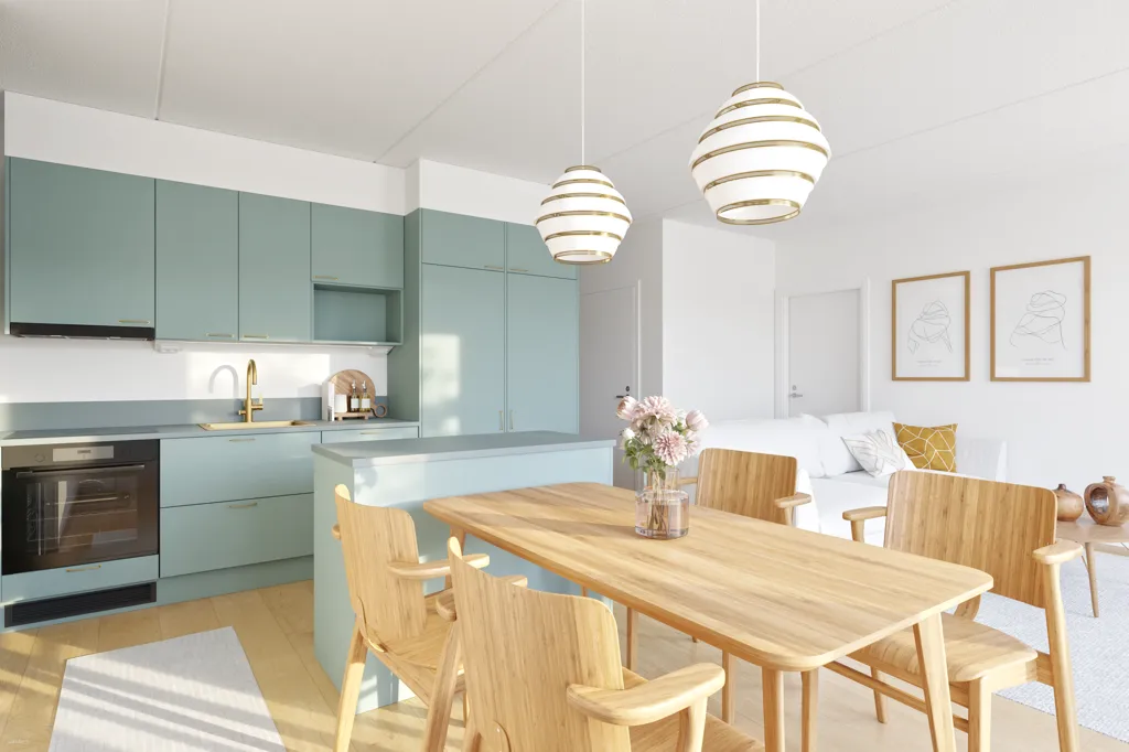 Söögituba - Modern Studio with Balcony in Tampere
