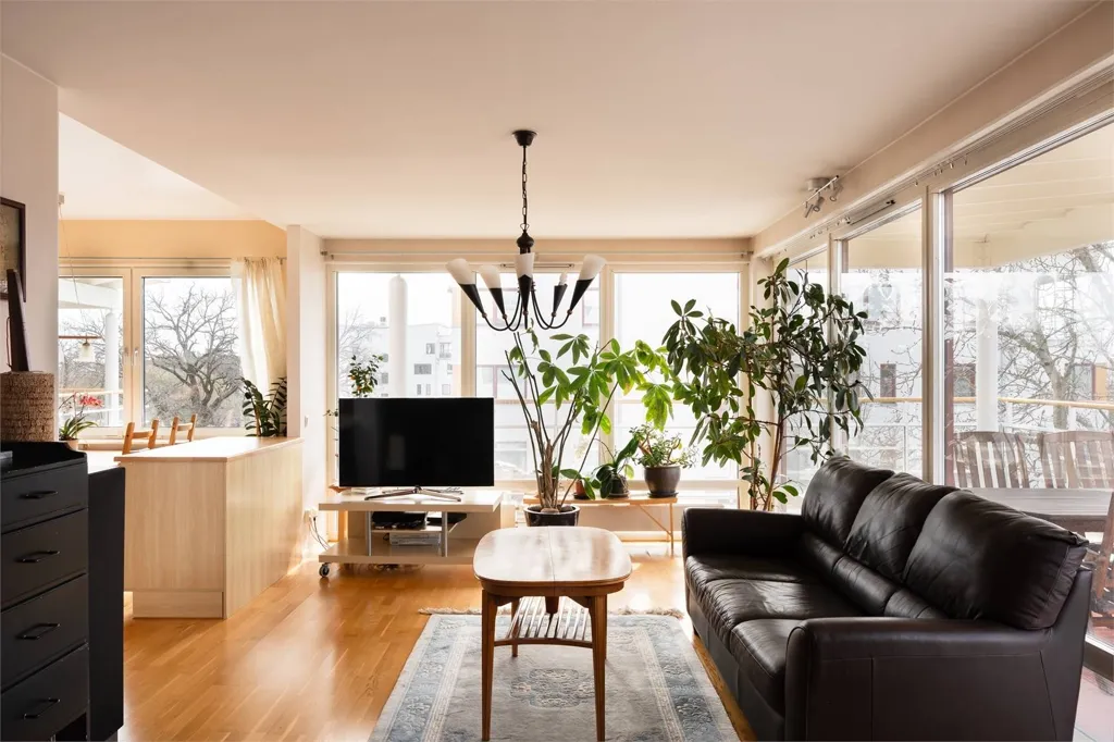 Séjour - Apartment with Balcony in Stockholm