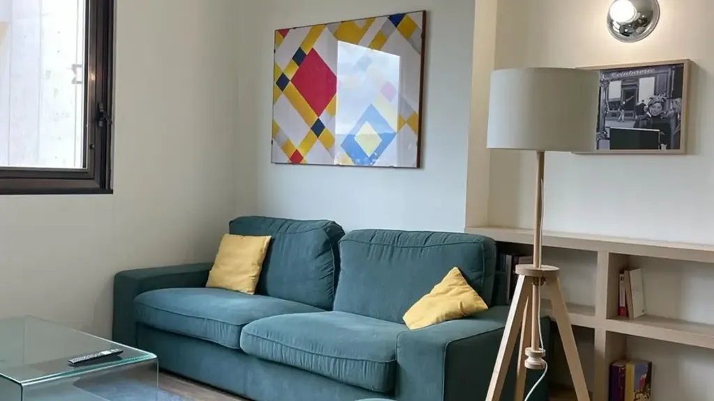Living Room - Luxury Flat with Rooftop Pool in Turin