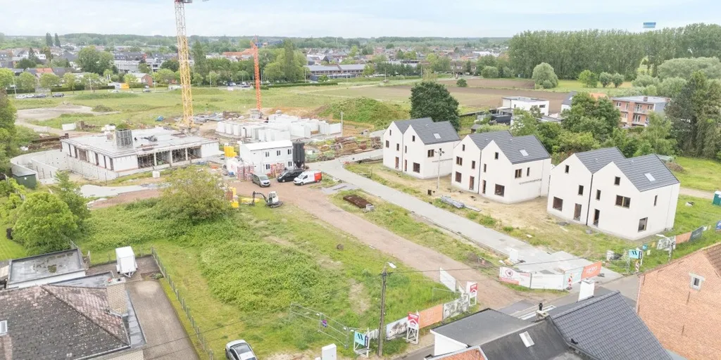 Aerial - Contemporary Apartment with Terrace in Lebbeke