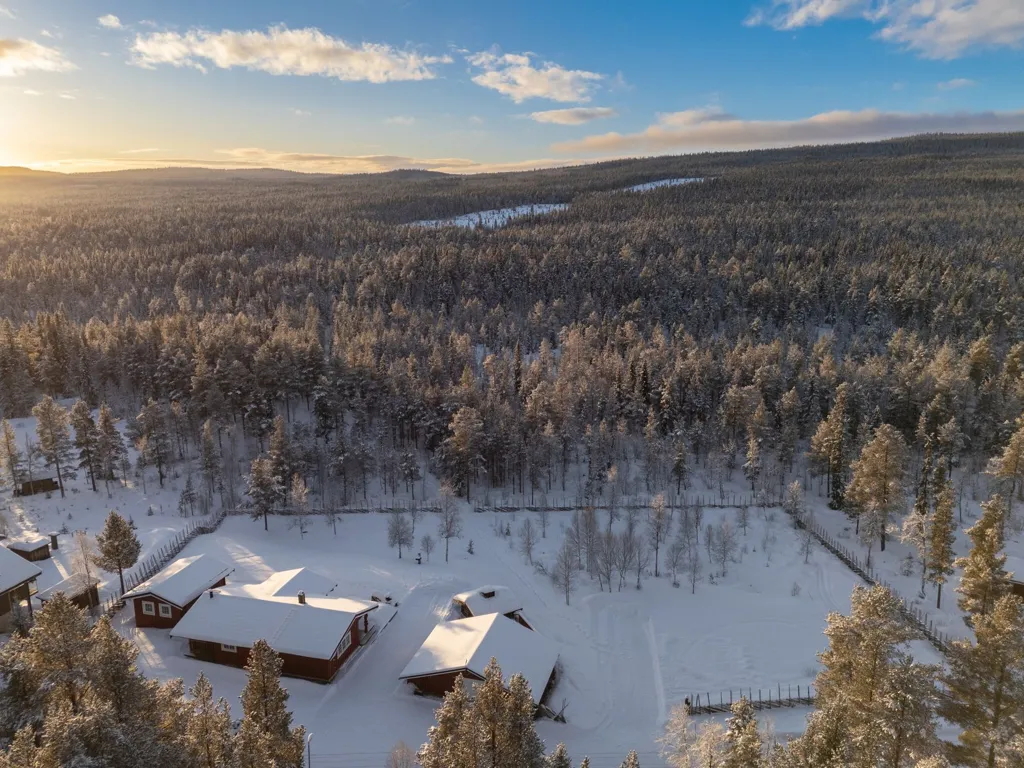 Õhuvaade - Plot with Garden in Söromsjön, Jämtland